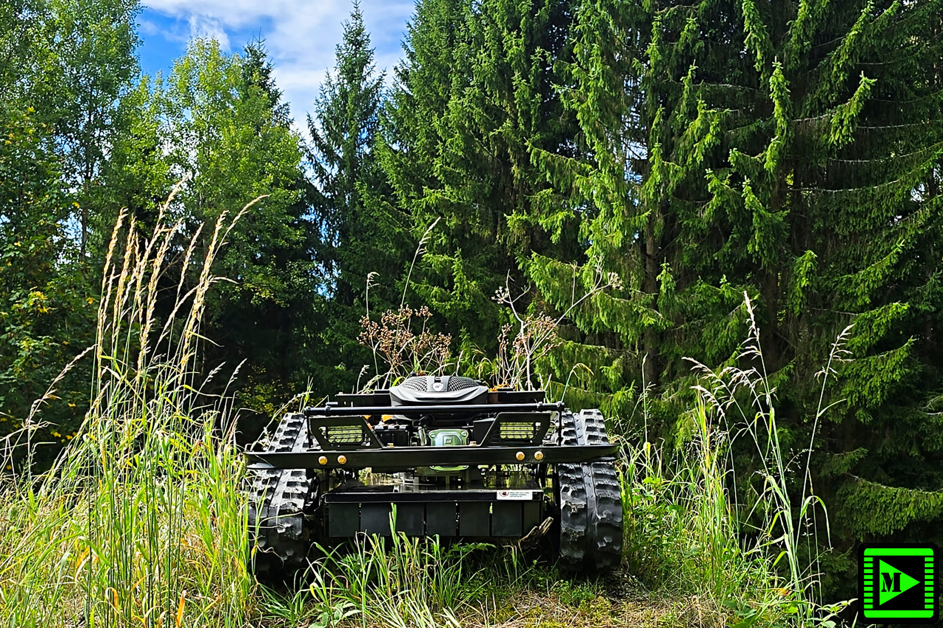 Raupenmäher HM-500T im Praxistest